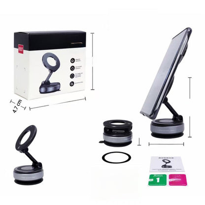 Suction cup vacuum magnetic phone holder