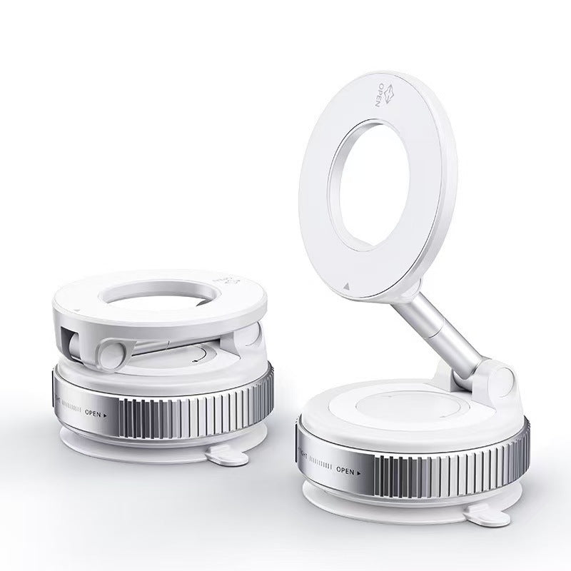 Suction cup vacuum magnetic phone holder