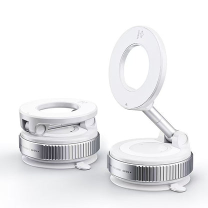 Suction cup vacuum magnetic phone holder