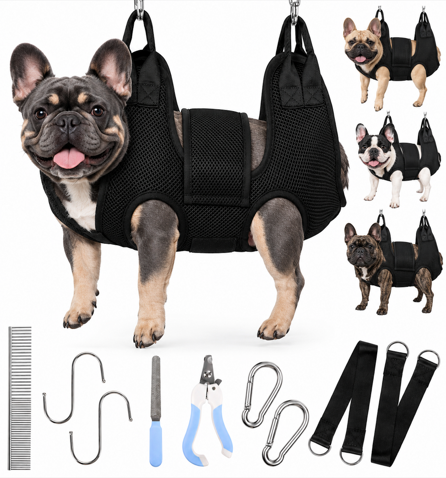 The Anti-Wiggle Grooming Hammock - No More Wiggling