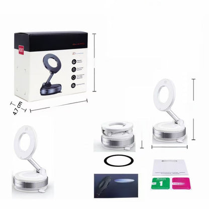 Suction cup vacuum magnetic phone holder