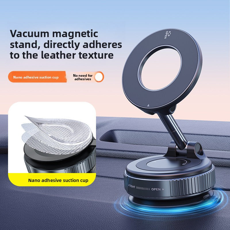 Suction cup vacuum magnetic phone holder